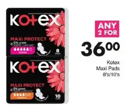 Save Kotex Maxi Pads offer