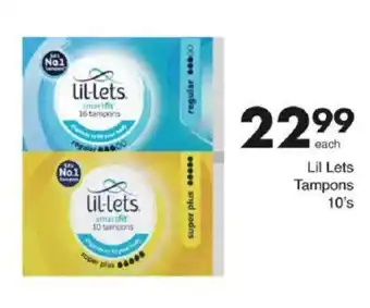 Save Lil Lets Tampons offer