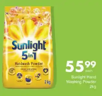 Save Sunlight Hand Washing Powder offer
