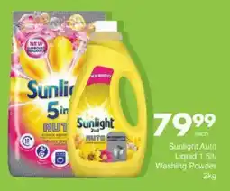 Save Sunlight Auto Liquid/ Washing Powder offer
