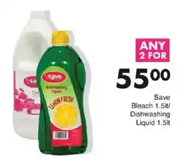 Save Save Bleach/ Dishwashing Liquid offer