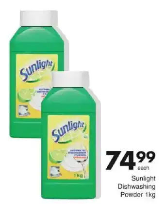 Save Sunlight Dishwashing Powder offer