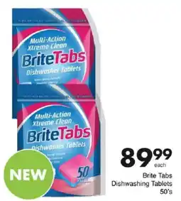 Save Brite Tabs Dishwashing Tablets offer