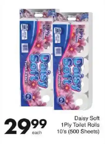 Save Daisy Soft 1 Ply Toilet Rolls offer