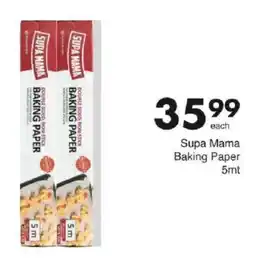 Save Supa Mama Baking Paper offer