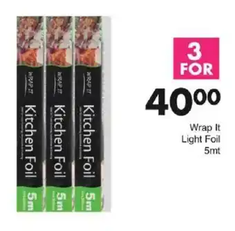 Save Wrap It Light Foil offer