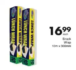 Save Snack Wrap offer