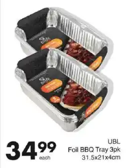 Save UBL Foil BBQ Tray offer