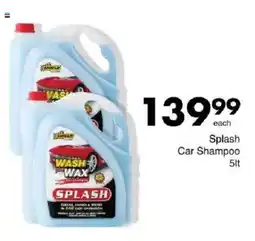 Save Splash Car Shampoo offer