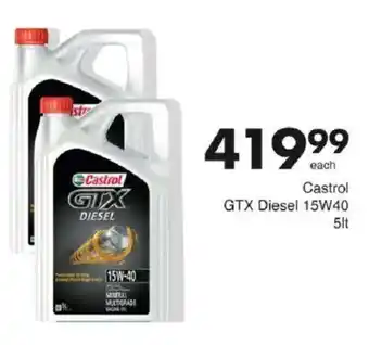 Save Castrol GTX Diesel 15W40 offer