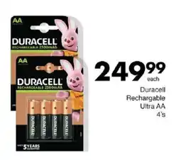 Save Duracell Rechargable Ultra AA offer