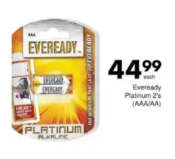 Save Eveready Platinum AAA/AA offer