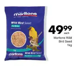 Save Marltons Wild Bird Seed offer
