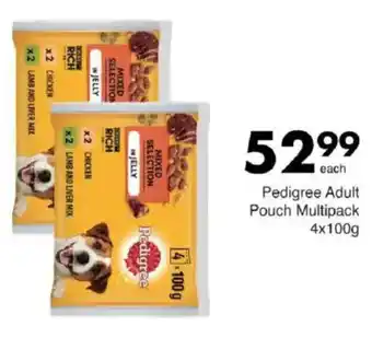 Save Pedigree Adult Pouch Multipack offer
