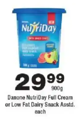 OK urban Danone NutriDay Full Cream or Low Fat Dairy Snack Asstd. offer