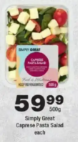 OK urban Simply Great Caprese Pasta Salad offer