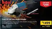 Builders Warehouse Ryobi 2300W 230mm Angle Grinder 728233 offer
