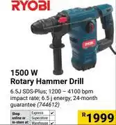 Builders Warehouse Ryobi 1500W Rotary Hammer Drill 744612 offer