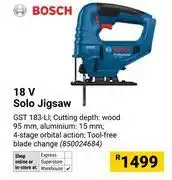 Builders Warehouse Bosch 18V Solo Jigsaw 850024684 offer