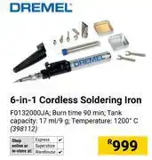 Builders Warehouse Dremel 6-In-1 Cordless Soldering Iron 398112 offer