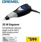 Builders Warehouse Dremel 35W Engraver 408999 offer