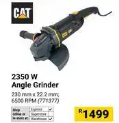 Builders Warehouse CAT 2350W Angle Grinder 771377 offer