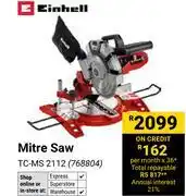 Builders Warehouse Einhell Mitre Saw TC-MS2112 768804 offer