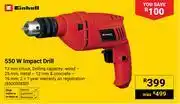 Builders Warehouse Einhell 550W Impact Drill 850000850 offer