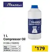 Builders Warehouse Tradeair 1L Compressor Oil offer