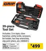 Builders Warehouse Grip 39 Piece Tool Set offer