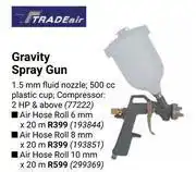 Builders Warehouse Tradeair Gravity Spray Gun 1.5mm Fluid Nozzle offer