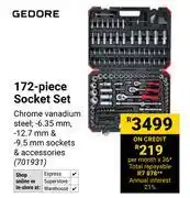 Builders Warehouse Gedore 172 Piece Socket Set offer