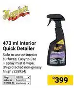 Builders Warehouse Meguiars Interior Quick Detailer-473ml offer