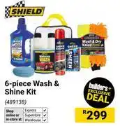 Builders Warehouse Shield 6 Piece Wash & Shine Kit offer