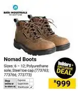Builders Warehouse Bata Industries Nomad Boots-Per Pair offer