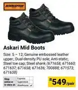 Builders Warehouse Interceptor Askari Mid Boots-Per Pair offer