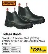 Builders Warehouse Interceptor Teleza Boots-Per Pair offer