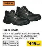 Builders Warehouse Interceptor Razor Boots-Per Pair offer