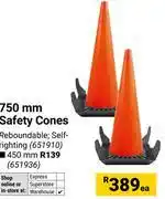 Builders Warehouse 750mm Safety Cones-Each offer