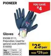 Builders Warehouse Pioneer Gloves-Per Pair offer