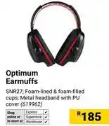 Builders Warehouse Optimum Earmuffs offer