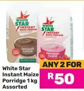 Game White Star Instant Maize Porridge Assorted-For 2 x 1Kg offer
