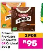 Game Bokomo Pro Nutro Chocolate Or Original-For 2 x 500g offer