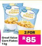 Game Great Value Corn Flakes-For 2 x 1Kg offer