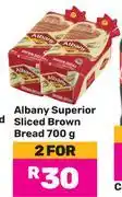 Game Albany Superior Sliced Brown Bread-For 2 x 700g offer