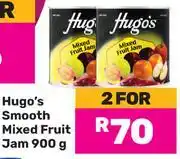 Game Hugo's Smooth Mixed Fruit Jam-For 2 x 900g offer