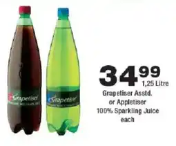 OK urban Grapetiser Asstd. or Appletiser 100% Sparkling Juice offer