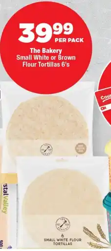 OK Foods The Bakery Small White or Brown Flour Tortillas offer
