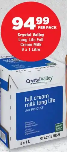 OK Foods Crystal Valley Long Life Full Cream Milk offer