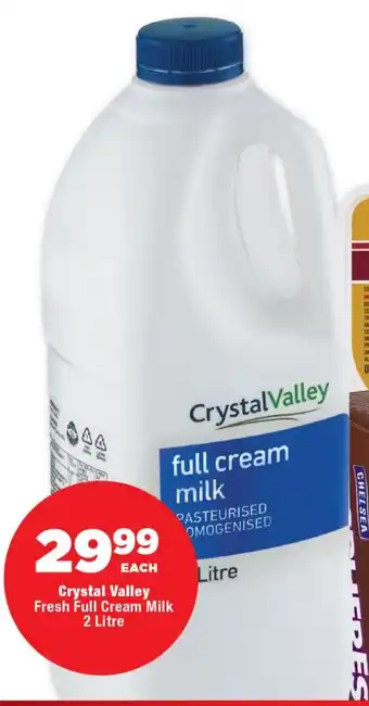 OK Foods Crystal Valley Fresh Full Cream Milk offer